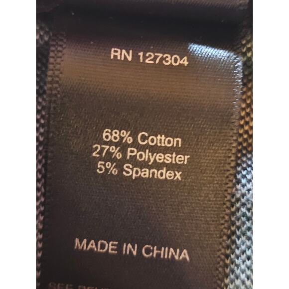 Ali Miles Brushed Knit Abstract 3/4 Sleeve Button Shirt Jacket Women's S 3829 - Picture 4 of 7